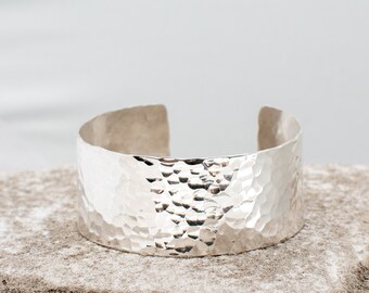 アクセサリー DOUBLE RL STERLING SILVER Hammered Cuff Hammered Sterling Silver Cuff | Cuff Links & Jewelry Men