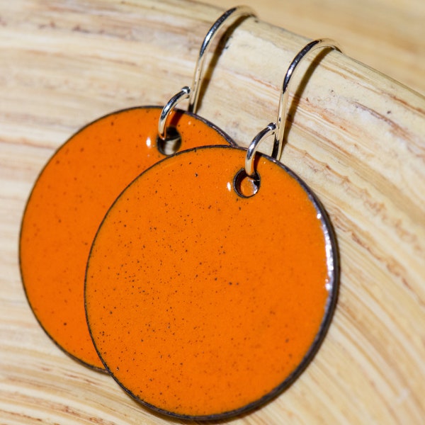 Orange Earrings Etsy