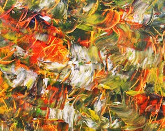 Jungle. - Acrylic painting