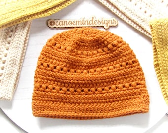 Crochet Beanie Pattern - DIGITAL PATTERN ONLY - crochet hat pattern - crochet pattern - Textured beanie pattern - crochet