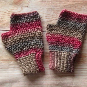 Patrón de guantes sin dedos a crochet Patrón de guantes sin dedos a crochet Patrón de guantes Patrones de guantes de moda Patrón de guantes de mujer imagen 8