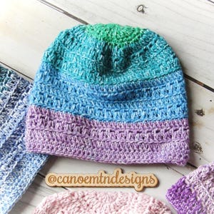 Crochet Pattern - DIGITAL DOWNLOAD ONLY - Crochet Beanie Pattern - Unisex crochet hat pattern - Crochet hat pattern - Top Down Beanie