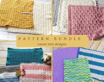Crochet Preemie Blanket Pattern Bundle - DIGITAL DOWNLOAD ONLY