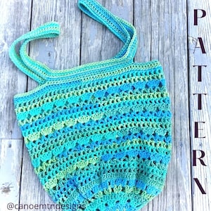 Crochet Bag Pattern - Crochet Market Bag Pattern - Handmade Bag - Crochet Market Bag - Beach Bag crochet pattern - Easy Bag Pattern