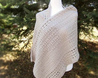 Crochet Shawl Pattern - Crochet Women's Shawl - Mother's Day Shawl Pattern - Crochet Wrap Pattern - Textured Crochet Shawl - Easy Crochet
