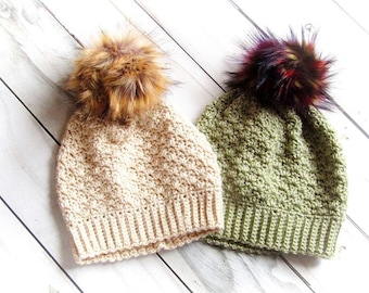 Crochet Textured Beanie Pattern - Crochet Hat pdf - Crochet Pattern for her - Beanie Pattern - Women's Hat Pattern - textured beanie pdf