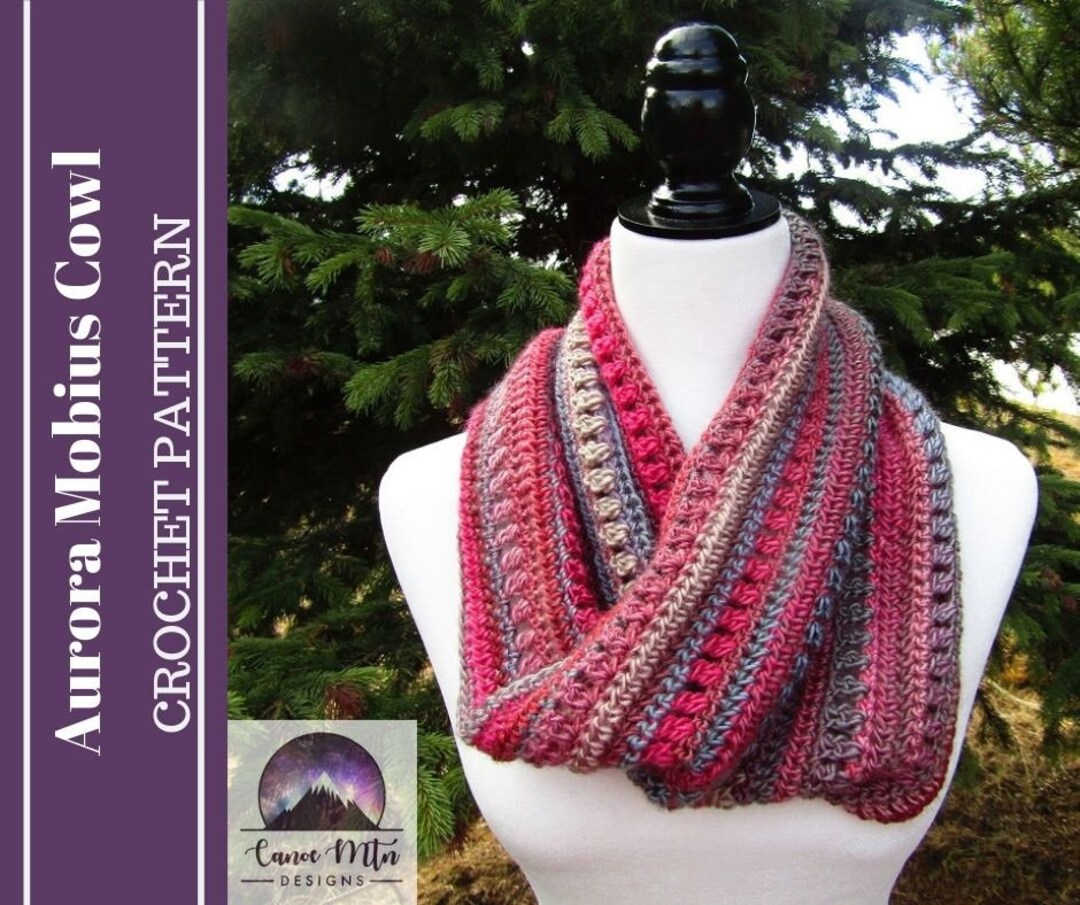 Crochet Mobius Scarf Pattern Mobius Cowl Pattern Crochet - Etsy