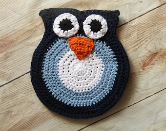 Crochet Hot Pad Pattern - Owl Pattern - Crochet hot pad - owl hot pad pattern - Kitchen Hot Pad - Crochet Pattern - Housewarming Gift