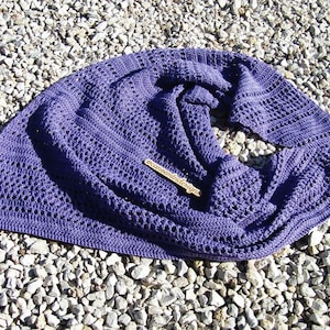Crochet Shawl Pattern - Triangle Shawl Pattern - Asymmetrical Shawl - Crochet Pattern - Textured Shawl