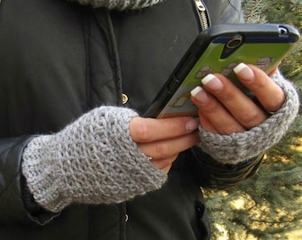 Crochet Fingerless Gloves Pattern - Crochet Gloves Pattern - Women's Fingerless Gloves - Crochet Pattern - Texting Gloves crochet pattern