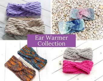 Crochet Ear Warmer Pattern Bundle - Digital Download Only