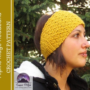 Crochet Ear Warmer Pattern - Women's Ear Warmer - Crochet Headband Pattern - Crochet Fashion