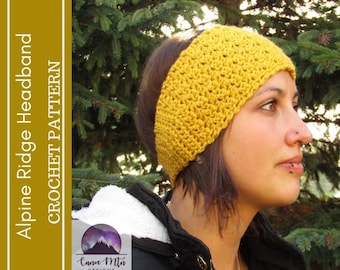 Crochet Ear Warmer Pattern - Women's Ear Warmer - Crochet Headband Pattern - Crochet Fashion