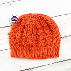 Crochet Cable Beanie Pattern, Crochet Beanie Pattern, Crochet Cables, Textured Beanie Pattern, Unisex Cable Hat Pattern, Crochet Hat Pattern