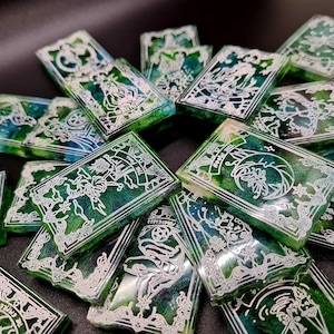 24 Stück Resin Tarot Karten Set