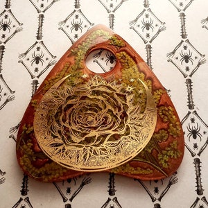 Crescent Moon Resin Planchette