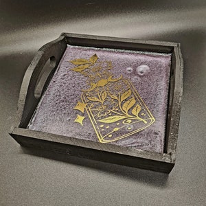 Resin Poured Trinket Tray