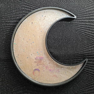 Resin Filled Cresent Moon Tray