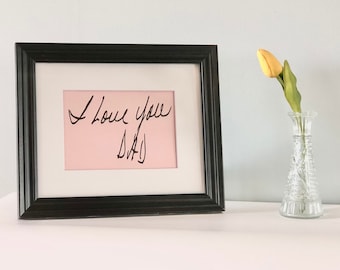 Handwriting Memorial Print: Personalized Loved Ones Gift