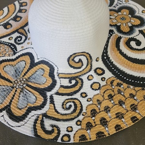 Painted Straw Hat