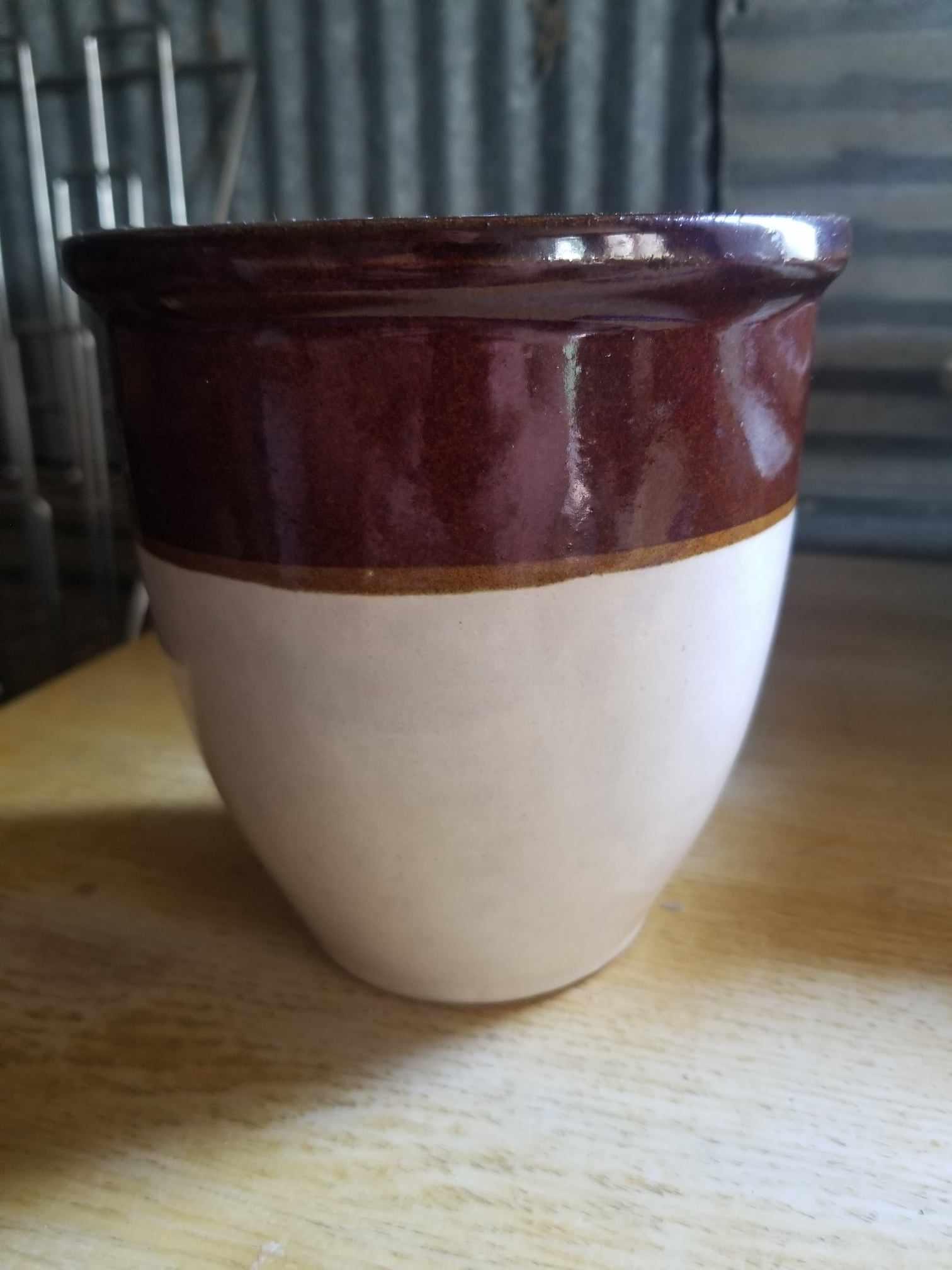 茶色と黄褐色の陶器の花瓶 - Etsy 日本