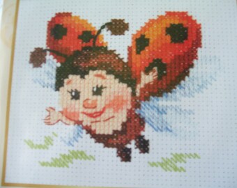 Cross stitch kit Wonderful Needle- Ladybug