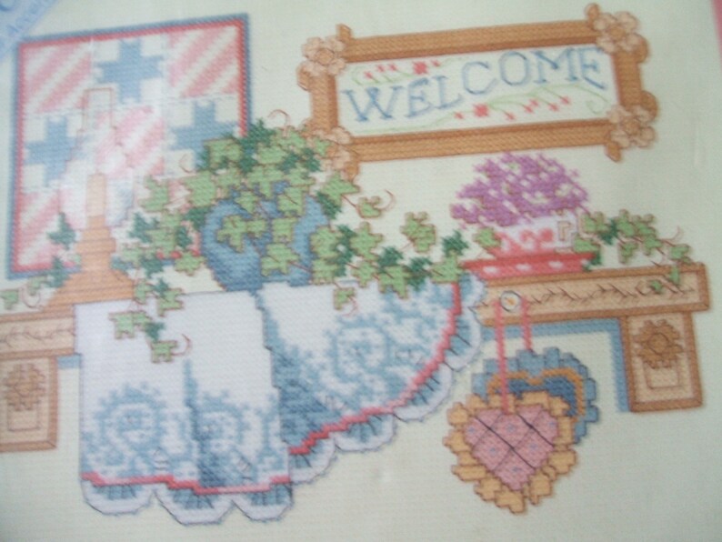 Cross stitch kit Stitchables Welcome
