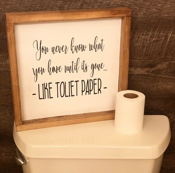 Like Toliet Paper Bathroom Wall Sign Laundry Room Decor Laundry Room Signs Farmhouse Signs Cute Rustic Signs Housewarming Gift Unique