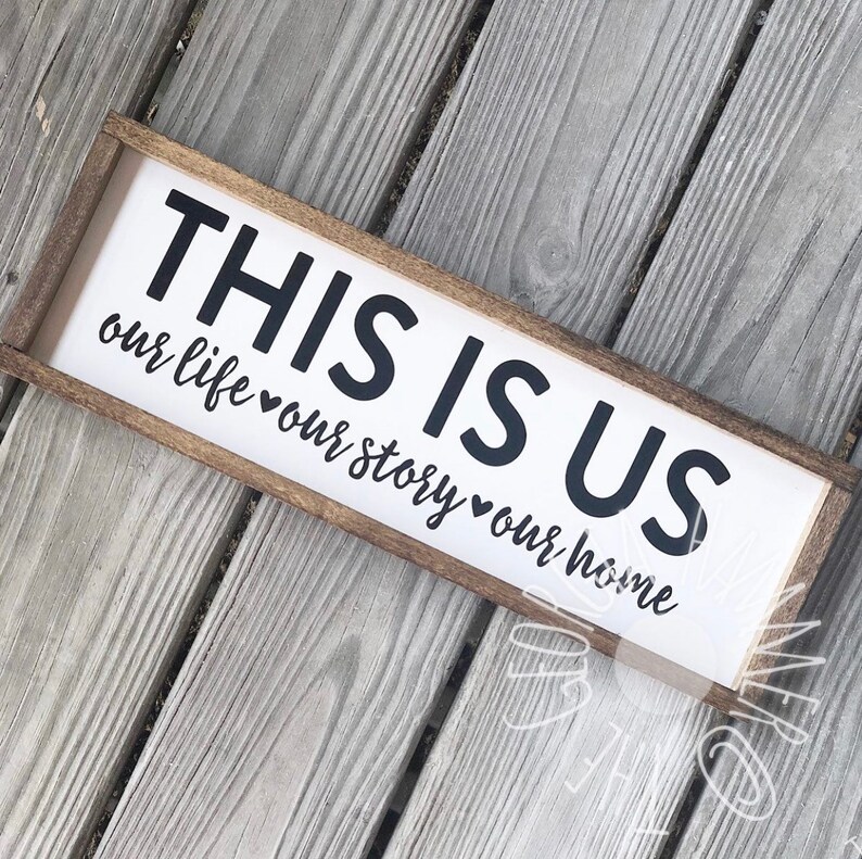 This is Us Wall Sign Wedding Gifts House Warming Gifts Etsy