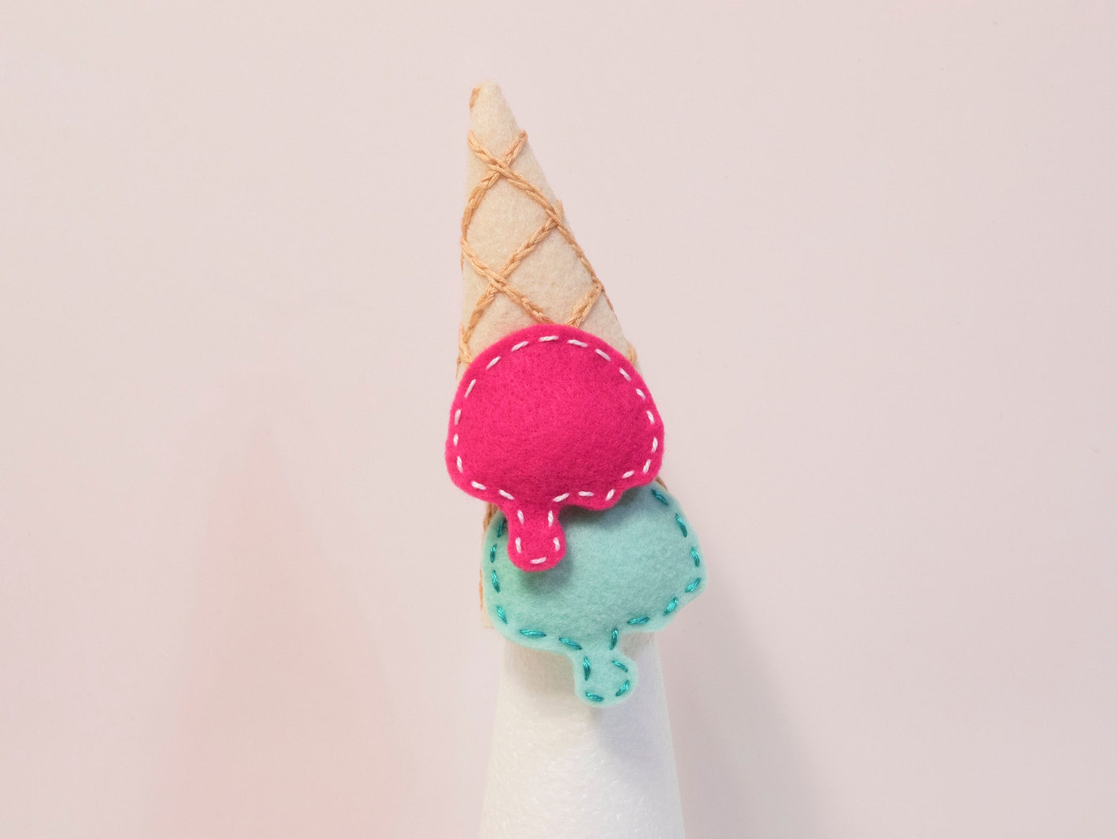 Party Pooper Ice Cream Cone Hat Etsy