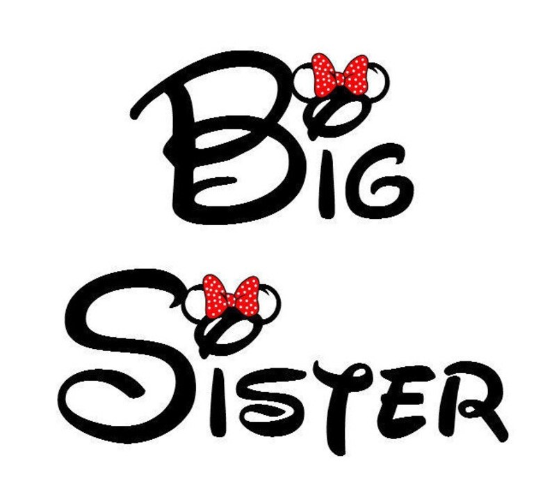 minnie mouse big sister shirt