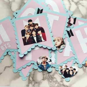 KPOP Birthday Banner (boy group)