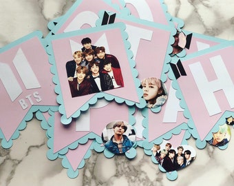 KPOP Birthday Banner (boy group)