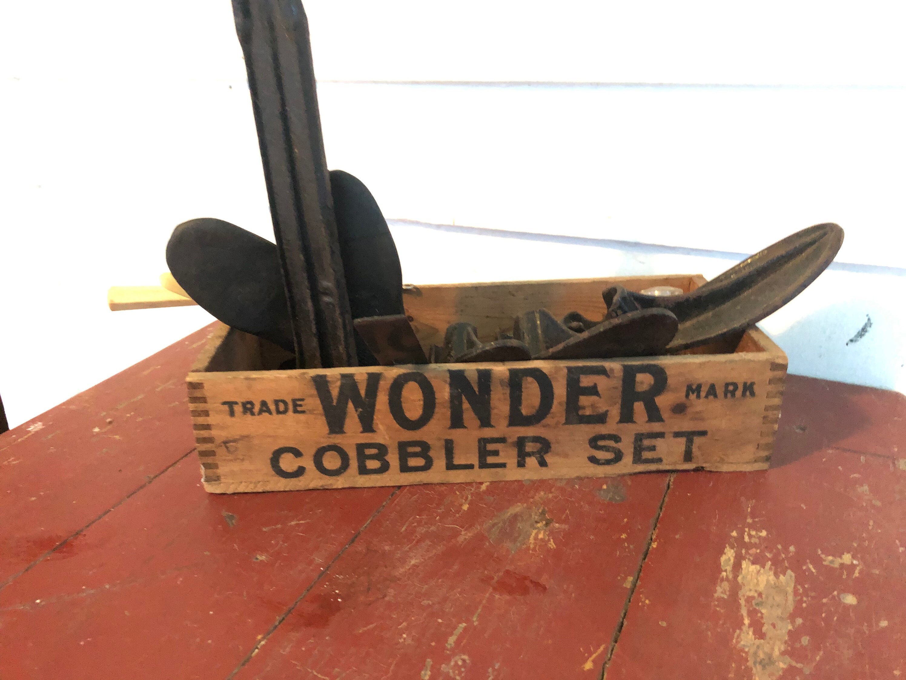 Antique Rare Wonder Cobbler Shoe Set and Box Antique Shoes Etsy