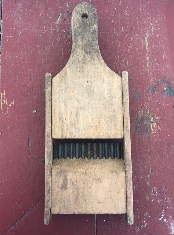 Antique Primitive Wooden Cheese slicer grater Early 1900s to Etsy