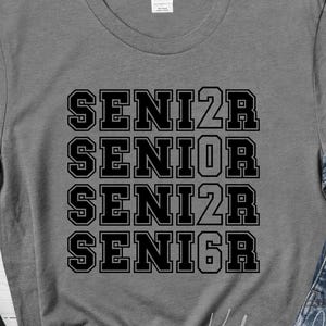 Senior 2026, png jpg pdf svg, Digital for DTF Screenprint Sublimation, Cut File Cricut Silhouette, Senior Graduation Shirt, Class Shirt