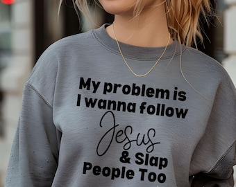 Lustiges Jesus Slap People Design - Erwachsenen Humor SVG PNG PDF (Digitaler Download)