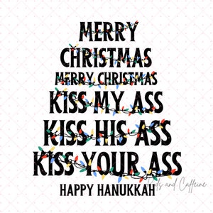 Merry christmas kiss my ass - Etsy.de