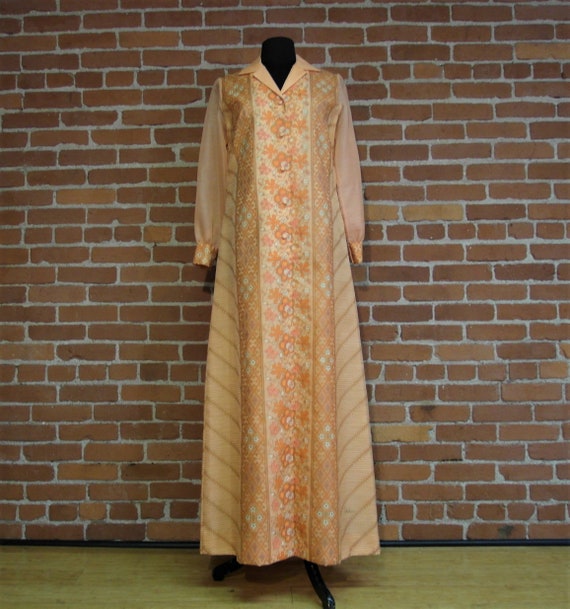 Vintage 1970s/70s Alfred Shaheen Hawaiian Maxi Dr… - image 4