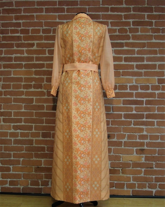 Vintage 1970s/70s Alfred Shaheen Hawaiian Maxi Dr… - image 3