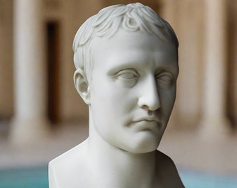 Napoleone come miniatura del busto di Cesare