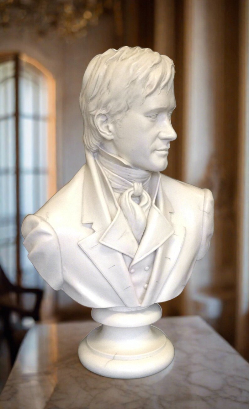 Mr. Darcy marble bust from the film 'Pride and Prejudice' image 1