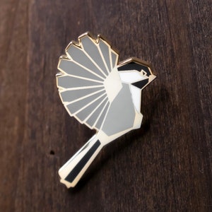 Chickadee Bird Enamel Pin • cute pins, chicakdee pin, bird gifts, enamel pin, gifts under 15, small gifts, holiday pin