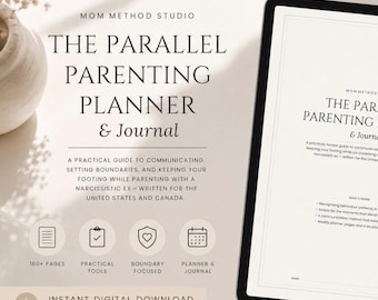 Parallel Parenting Planner | High-Conflict Co-Parenting Workbook (Digital PDF)