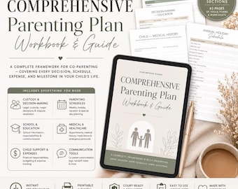 Umfassendes Co-Parenting-Arbeitsbuch | Verwahrungsvereinbarung Vorlage PDF | Schwangerschaftskalender 2020