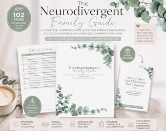 Neurodivergent Family Guide | ADHD, Autism, Anxiety Support (PDF Download)