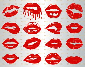 Lip Svg Etsy