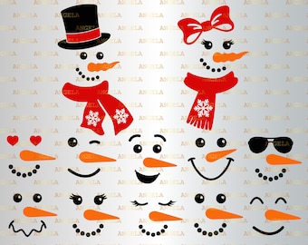 Download Snowmen Svg Etsy