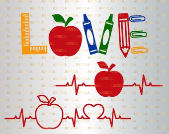 Download Teacher Heartbeat Etsy