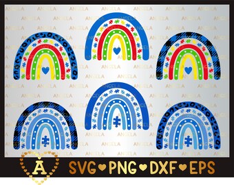 Download Autism Rainbow Etsy